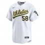 Paul Blackburn Oakland Athletics Nike Home Limited Player Jersey - White