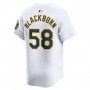 Paul Blackburn Oakland Athletics Nike Home Limited Player Jersey - White