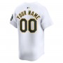 Oakland Athletics Nike Home Limited Custom Jersey - White