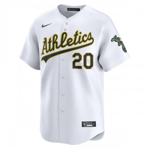 Zack Gelof Oakland Athletics Nike Home Limited Player Jersey - White