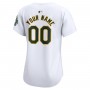 Oakland Athletics Nike Women's Home Limited Custom Jersey - White