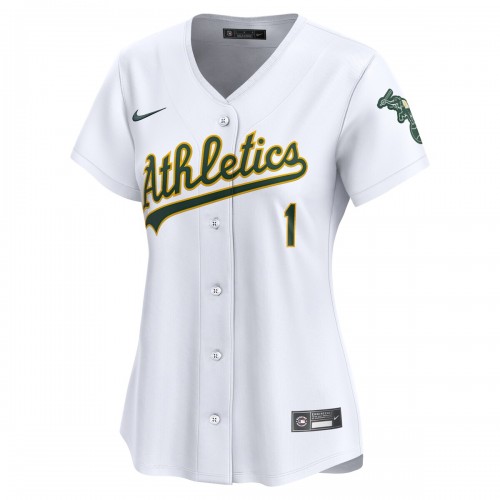 Oakland Athletics Nike Women's #1 Mom Home Limited Jersey - White