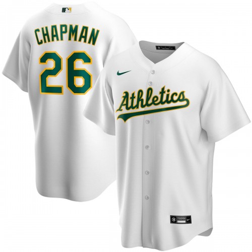 Matt Chapman Oakland Athletics Nike Youth Alternate Replica Player Jersey - White