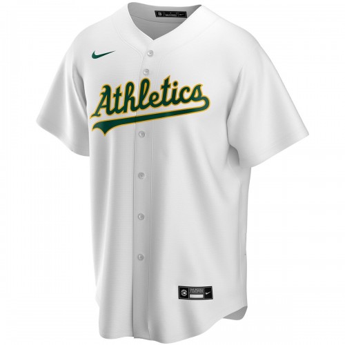 Oakland Athletics Nike Youth Home Replica Custom Jersey - White