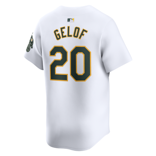 Zack Gelof Oakland Athletics Nike Youth Home Limited Player Jersey - White