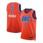 Chet Holmgren Oklahoma City Thunder Jordan Brand Unisex Swingman Jersey - Statement Edition - Orange Chet Holmgren Oklahoma City Thunder Jordan Brand Unisex Swingman Jersey - Statement Edition - Orange
