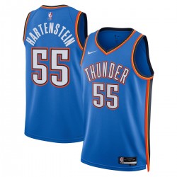 Isaiah Hartenstein Oklahoma City Thunder Nike Unisex Swingman Player Jersey - Icon Edition - Blue Isaiah Hartenstein Oklahoma City Thunder Nike Unisex Swingman Player Jersey - Icon Edition - Blue