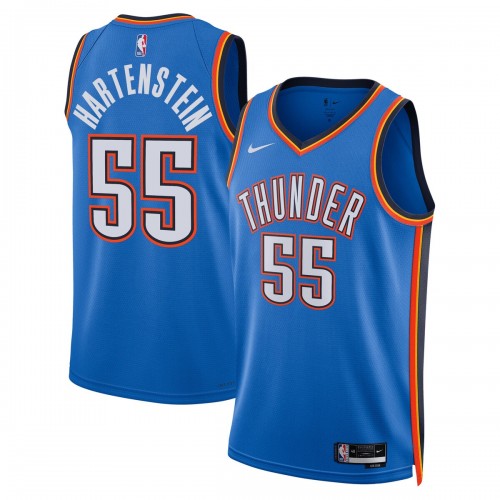 Isaiah Hartenstein Oklahoma City Thunder Nike Unisex Swingman Player Jersey - Icon Edition - Blue Isaiah Hartenstein Oklahoma City Thunder Nike Unisex Swingman Player Jersey - Icon Edition - Blue