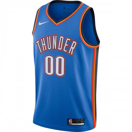 Oklahoma City Thunder Nike Custom Swingman Jersey - Icon Edition - Blue