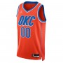 Oklahoma City Thunder Jordan Brand Unisex 2022/23 Swingman Custom Jersey - Statement Edition - Orange
