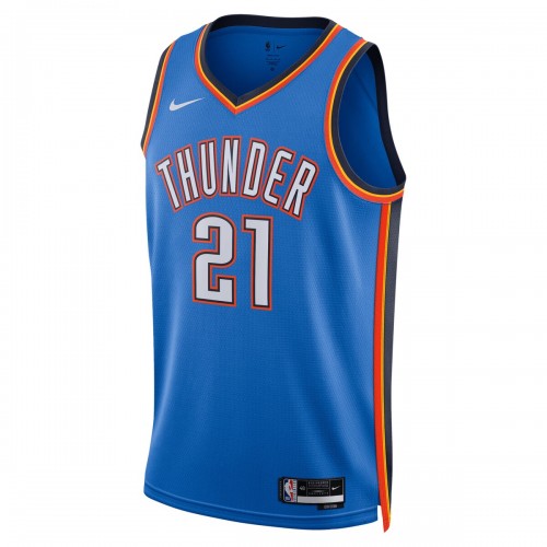 Aaron Wiggins Oklahoma City Thunder Nike Unisex Swingman Player Jersey - Icon Edition - Blue Aaron Wiggins Oklahoma City Thunder Nike Unisex Swingman Player Jersey - Icon Edition - Blue