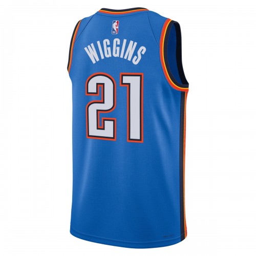 Aaron Wiggins Oklahoma City Thunder Nike Unisex Swingman Player Jersey - Icon Edition - Blue Aaron Wiggins Oklahoma City Thunder Nike Unisex Swingman Player Jersey - Icon Edition - Blue