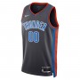 Oklahoma City Thunder Nike Unisex 2022/23 Swingman Custom Jersey - City Edition - Black