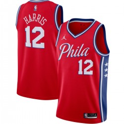 Tobias Harris Philadelphia 76ers Jordan Brand 2020/21 Swingman Jersey - Statement Edition - Red Tobias Harris Philadelphia 76ers Jordan Brand 2020/21 Swingman Jersey - Statement Edition - Red