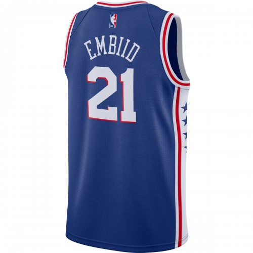Joel Embiid Philadelphia 76ers Nike 2020/21 Swingman Jersey - Royal - Icon Edition