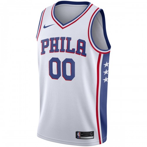 Philadelphia 76ers Nike 2020/21 Swingman Custom Jersey - Association Edition - White