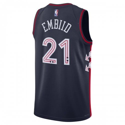 Joel Embiid Philadelphia 76ers Nike Unisex 2023/24 Swingman Jersey - Navy - City Edition