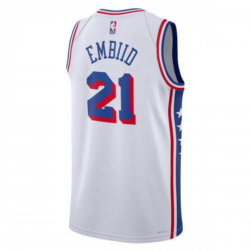 Joel Embiid Philadelphia 76ers Nike Unisex Swingman Jersey - Association Edition - White