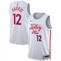 Tobias Harris Philadelphia 76ers Nike Unisex 2022/23 Swingman Jersey - City Edition - White Tobias Harris Philadelphia 76ers Nike Unisex 2022/23 Swingman Jersey - City Edition - White
