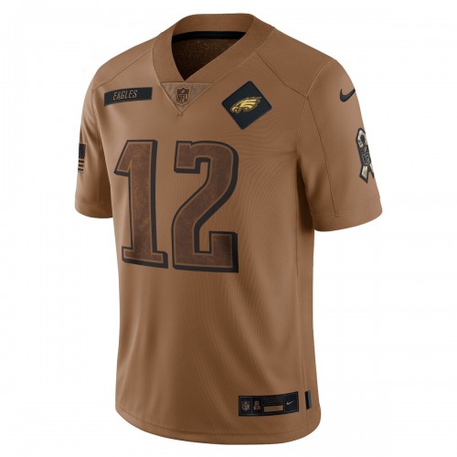 Randall Cunningham Philadelphia Eagles Nike 2023 Salute To Service Retired Player Limited Jersey - Brown