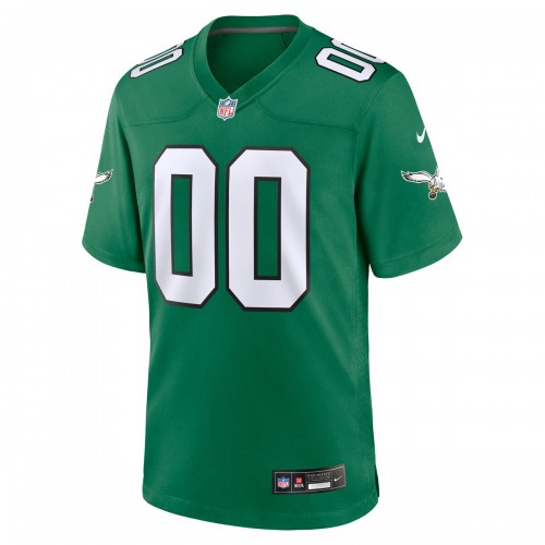 Philadelphia Eagles Nike Alternate Custom Game Jersey - Kelly Green