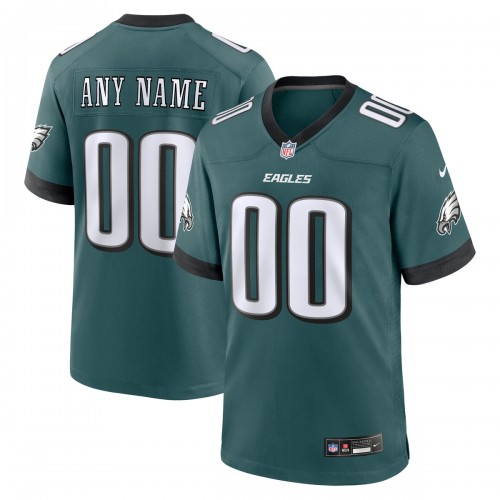 Philadelphia Eagles Nike Custom Game Jersey - Midnight Green