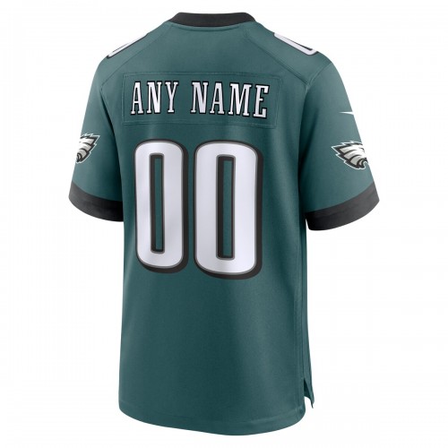 Philadelphia Eagles Nike Custom Game Jersey - Midnight Green