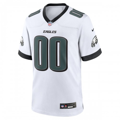 Philadelphia Eagles Nike Custom Game Jersey - White