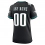 Philadelphia Eagles Nike Women's Alternate Custom Game Jersey - Black