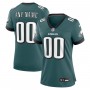 Philadelphia Eagles Nike Women's Custom Game Jersey - Midnight Green