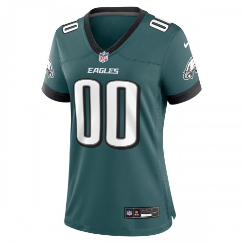 Philadelphia Eagles Nike Women's Custom Game Jersey - Midnight Green