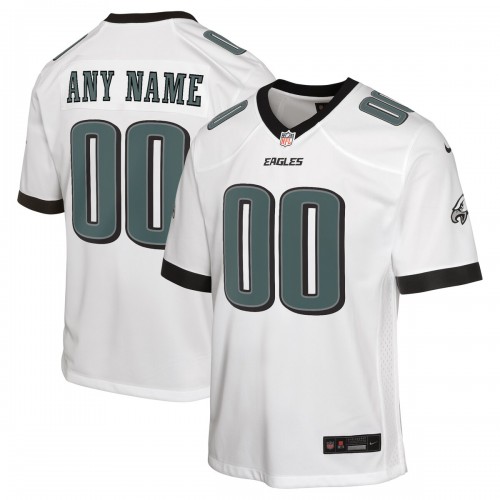 Philadelphia Eagles Nike Youth Custom Game Jersey - White