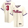 Bryce Harper Philadelphia Phillies Nike Alternate Replica Player Name Jersey - Cream