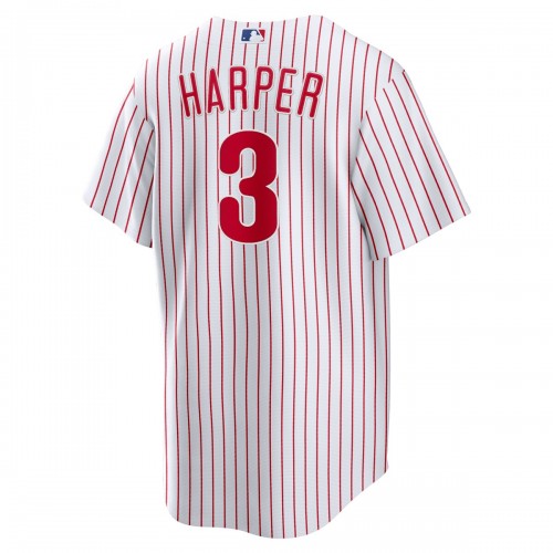 Bryce Harper Philadelphia Phillies Nike Home Replica Player Name Jersey - White