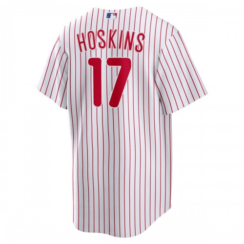 Rhys Hoskins Philadelphia Phillies Nike Home Replica Player Name Jersey - White