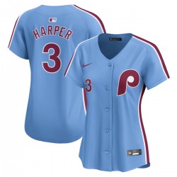 Bryce Harper Philadelphia Phillies Nike Women's Alternate Limited Player Jersey – Light Blue Bryce Harper Philadelphia Phillies Nike Women's Alternate Limited Player Jersey – Light Blue