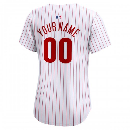 Philadelphia Phillies Nike Women's Home Limited Custom Jersey - White