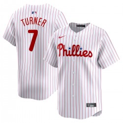Trea Turner Philadelphia Phillies Nike Youth Home Limited Player Jersey - White Trea Turner Philadelphia Phillies Nike Youth Home Limited Player Jersey - White