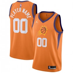 Phoenix Suns Jordan Brand Swingman Custom Jersey - Statement Edition - Orange Phoenix Suns Jordan Brand Swingman Custom Jersey - Statement Edition - Orange