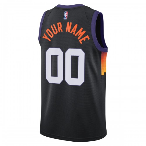 Phoenix Suns Nike 2020/21 Swingman Custom Jersey Black - City Edition