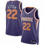 Deandre Ayton Phoenix Suns Nike 2021/22 Diamond Swingman Jersey - Icon Edition - Purple