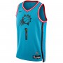 Devin Booker Phoenix Suns Nike Unisex 2022/23 Swingman Jersey - City Edition - Turquoise