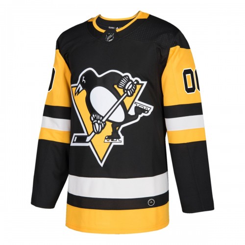 Pittsburgh Penguins adidas Authentic Custom Jersey - Black