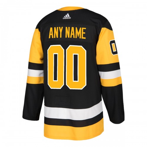 Pittsburgh Penguins adidas Authentic Custom Jersey - Black