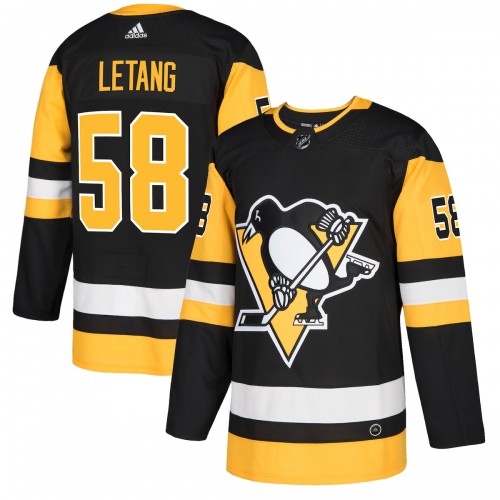 Kris Letang Pittsburgh Penguins adidas Authentic Player Jersey - Black