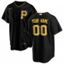Pittsburgh Pirates Nike Alternate Replica Custom Jersey - Black