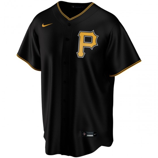 Pittsburgh Pirates Nike Alternate Replica Custom Jersey - Black