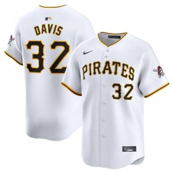 Henry Davis Pittsburgh Pirates Nike Home Limited Player Jersey – White Henry Davis Pittsburgh Pirates Nike Home Limited Player Jersey – White