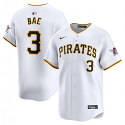 Ji-Hwan Bae Pittsburgh Pirates Nike Home Limited Player Jersey - White Ji-Hwan Bae Pittsburgh Pirates Nike Home Limited Player Jersey - White