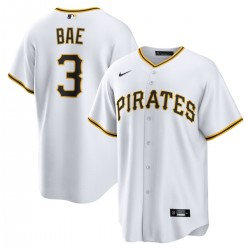 Ji-Hwan Bae Pittsburgh Pirates Nike Replica Player Jersey - White Ji-Hwan Bae Pittsburgh Pirates Nike Replica Player Jersey - White